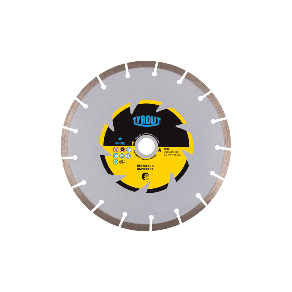 Tarcza diamentowa TYROLIT BASIC DCU 300 X 2,6 MM, 22,23 MM | Dobra Cena | Sklep Online - Norwit.pl