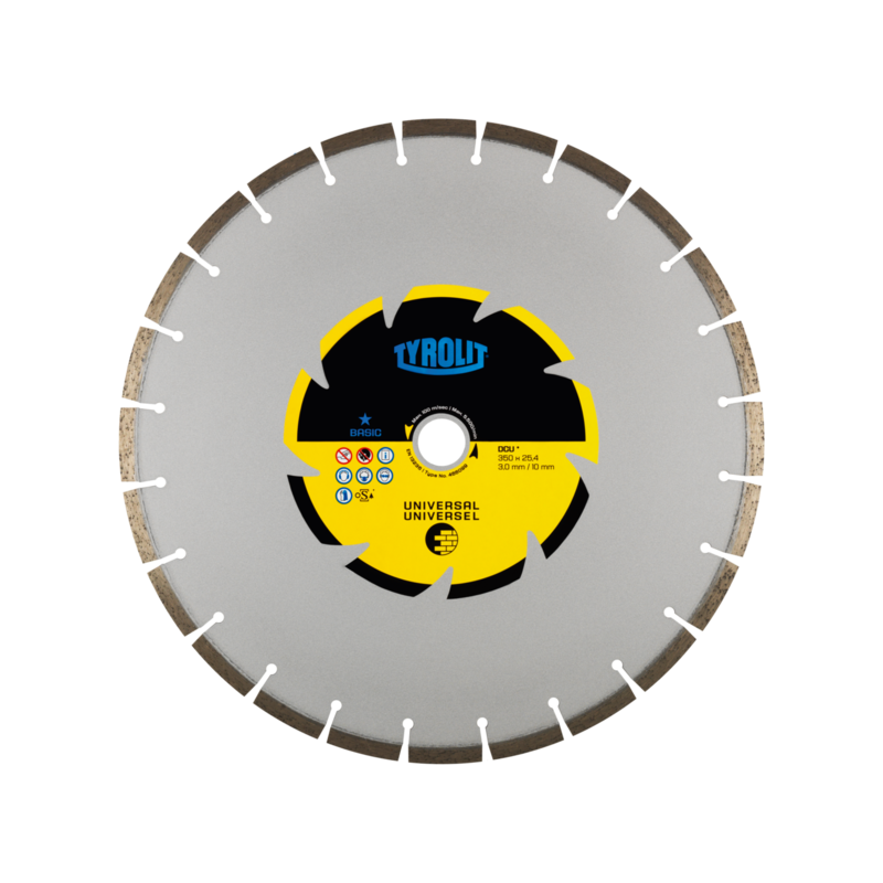 TYROLIT BASIC DCU 350 X 3 MM diamond disc | Great Price | Online Store - Norwit.pl