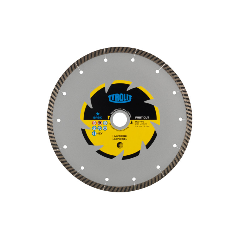 TYROLIT BASIC DCU-FC 230 X 2,4 MM diamond blade | Great Price | Online Store - Norwit.pl