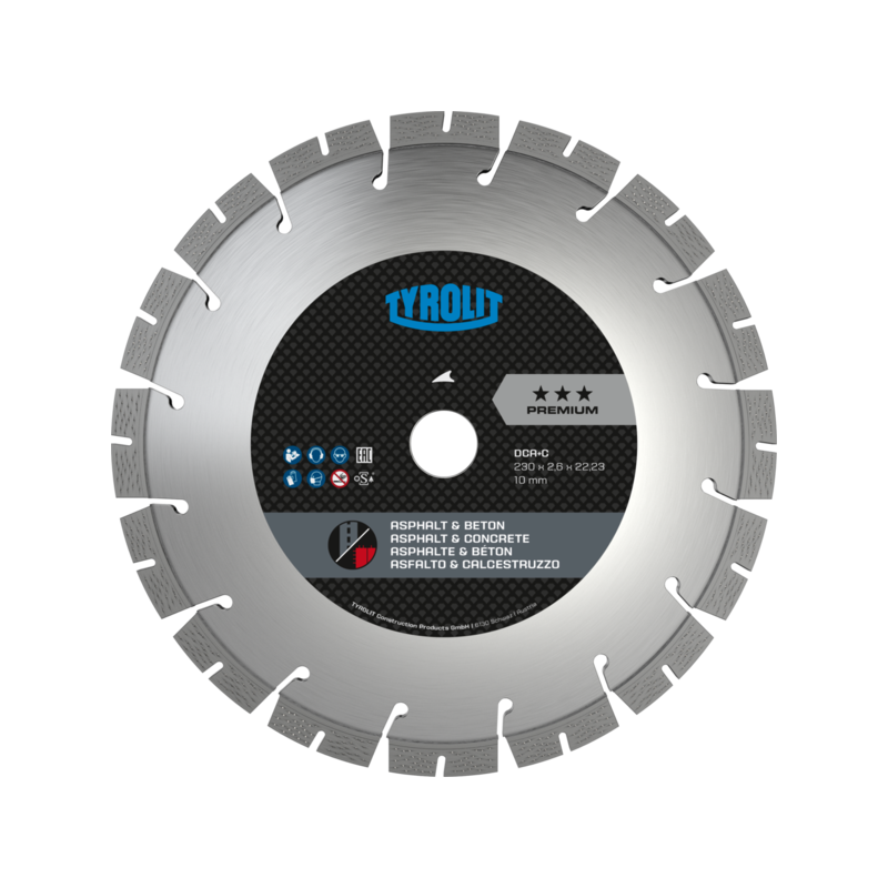 TYROLIT PREMIUM DCA C 300 X 2.6 MM (22.23 MM) diamond disc | Great Price | Online Store - Norwit.pl