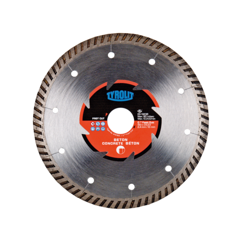 TYROLIT PREMIUM DCC-FC 140 X 2.4 MM diamond disc | Great Price | Online Store - Norwit.pl