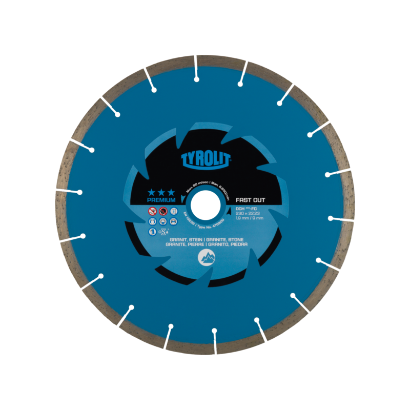 TYROLIT PREMIUM DCH-FC 125 X 1.2 MM, 22.23 MM diamond disc | Great Price | Online Store - Norwit.pl