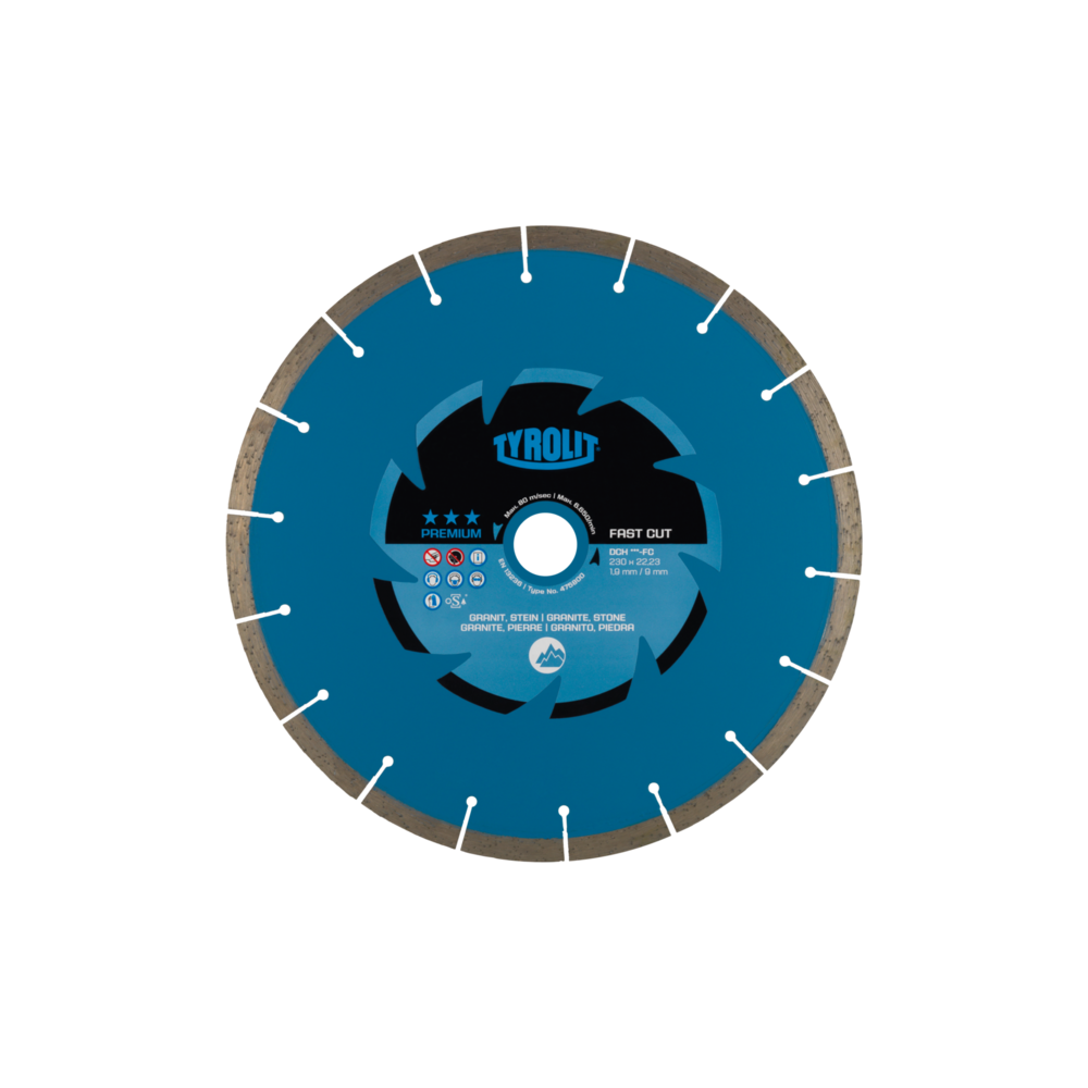 TYROLIT PREMIUM DCH-FC 180 X 1.9 MM diamond disc | Great Price | Online Store - Norwit.pl