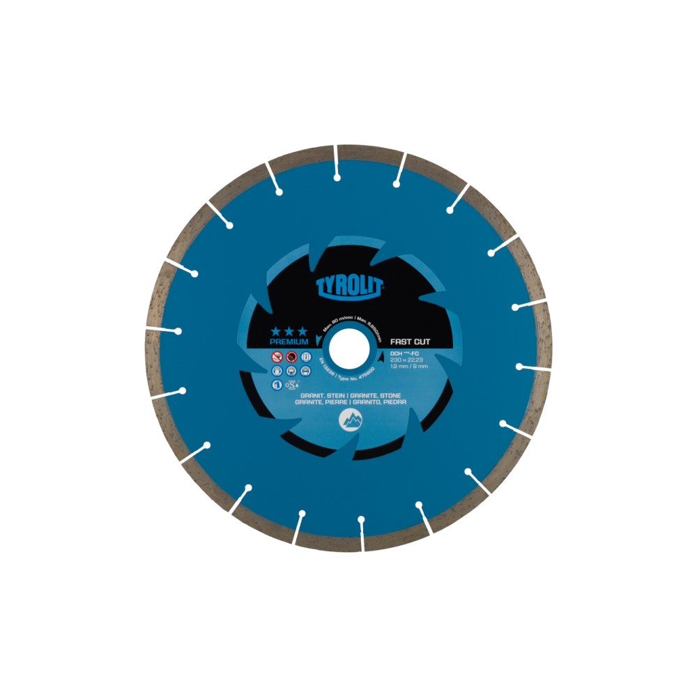 Tarcza diamentowa TYROLIT PREMIUM DCH-FC 230 X 1,9 MM | Dobra Cena | Sklep Online - Norwit.pl