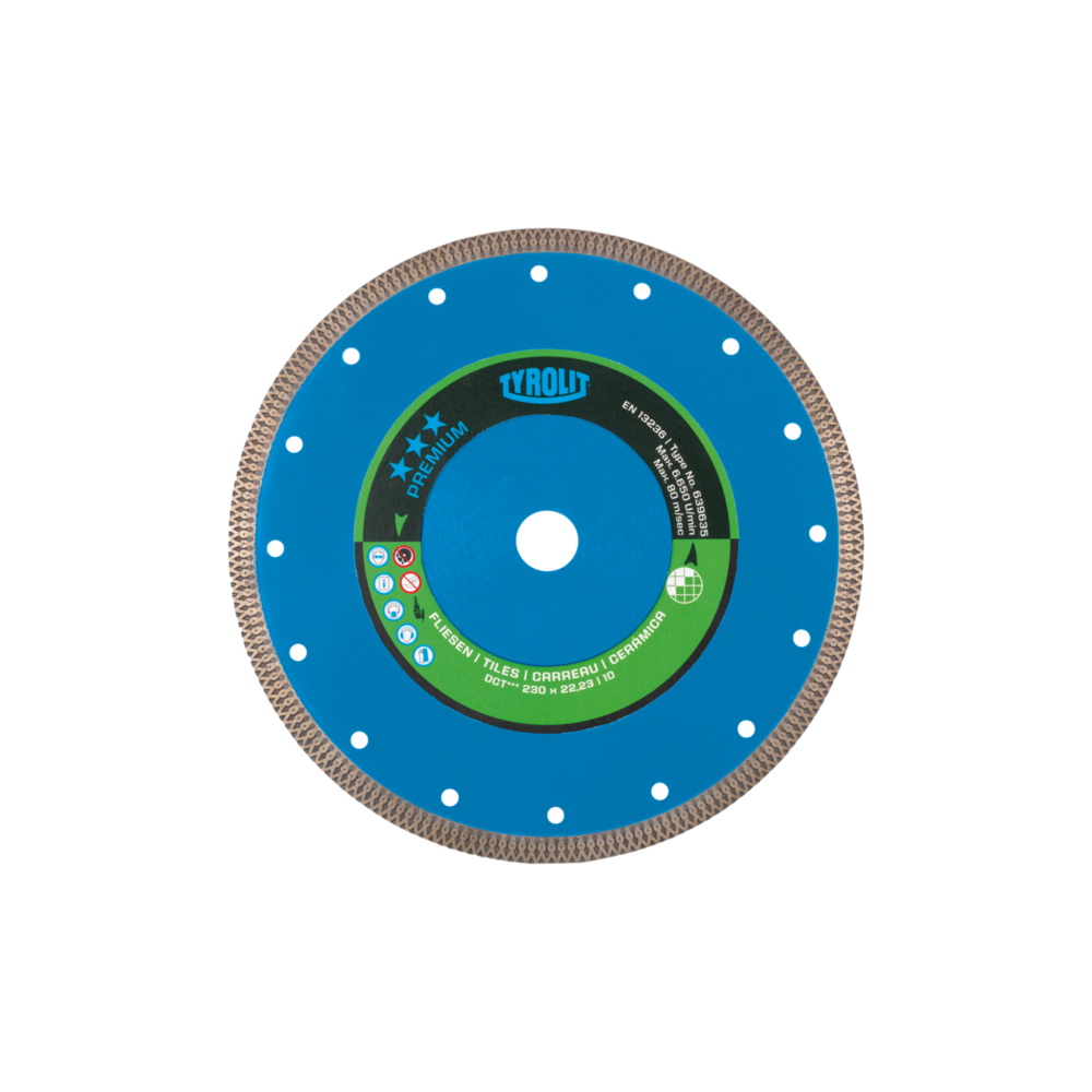TYROLIT PREMIUM DCT 125 X 1.2 MM diamond disc | Great Price | Online Store - Norwit.pl