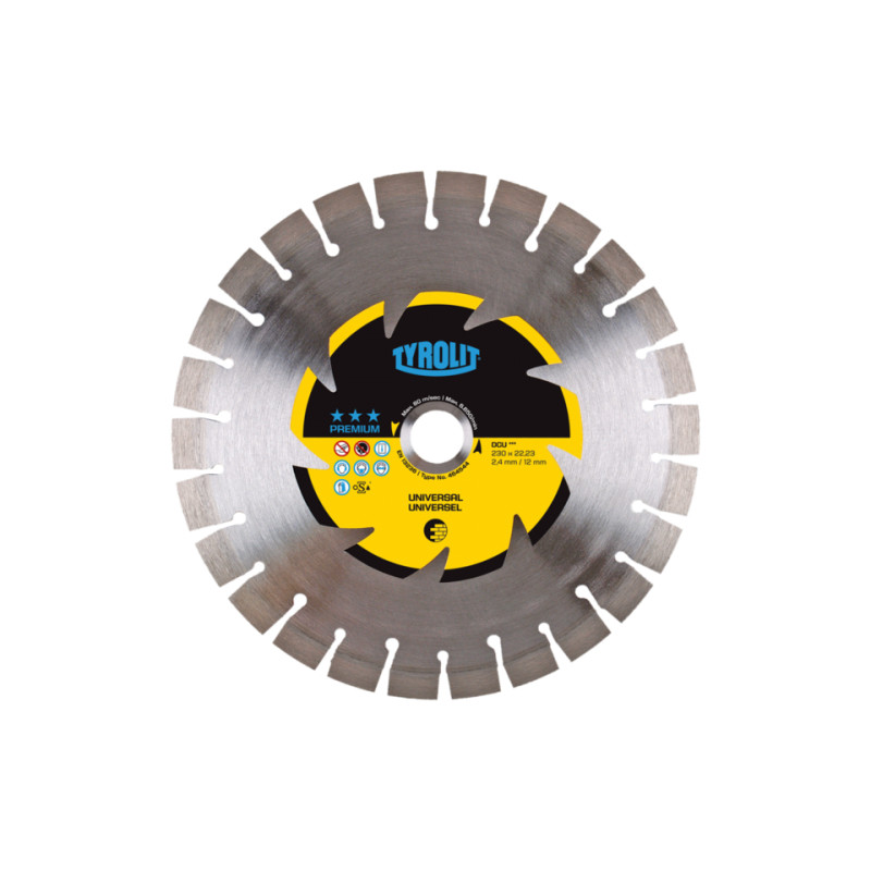 TYROLIT PREMIUM DCU 115 X 2.4 MM diamond disc | Great Price | Online Store - Norwit.pl