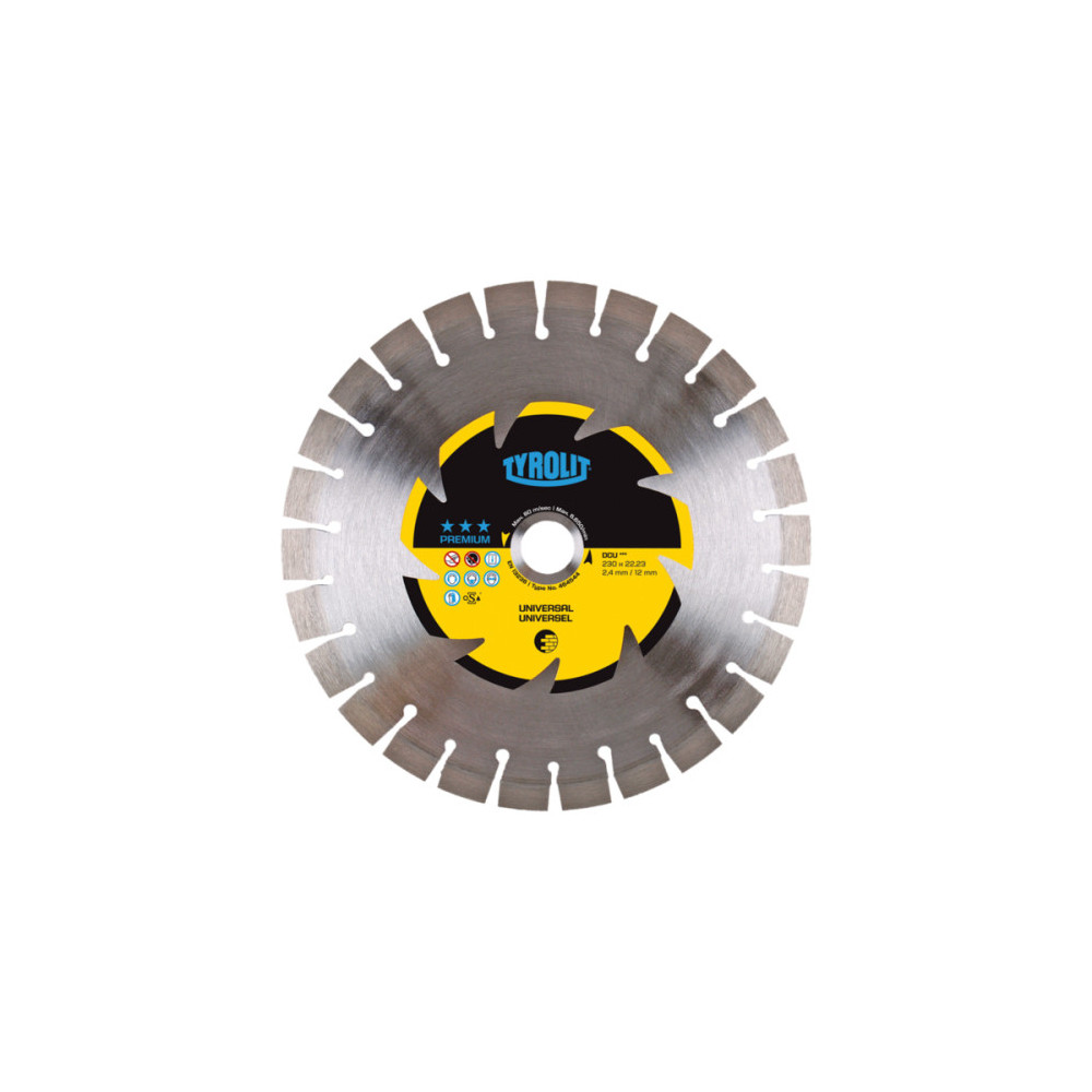 TYROLIT PREMIUM DCU 115 X 2.4 MM diamond disc | Great Price | Online Store - Norwit.pl