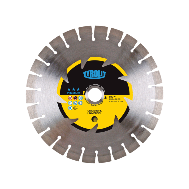 TYROLIT PREMIUM DCU 125 X 2,4 MM diamond disc | Great Price | Online Store - Norwit.pl