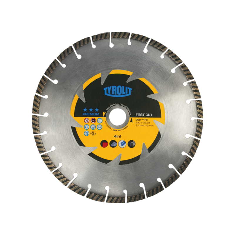 Tarcza diamentowa TYROLIT PREMIUM DCU 350 X 3,2 MM, 20 MM | Dobra Cena | Sklep Online - Norwit.pl