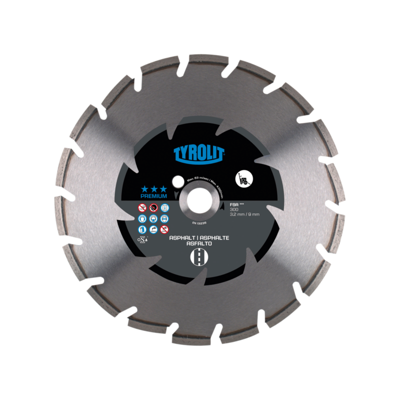 TYROLIT PREMIUM FSA 800 X 4.2 MM, 35/25.4 MM diamond disc | Great Price | Online Store - Norwit.pl