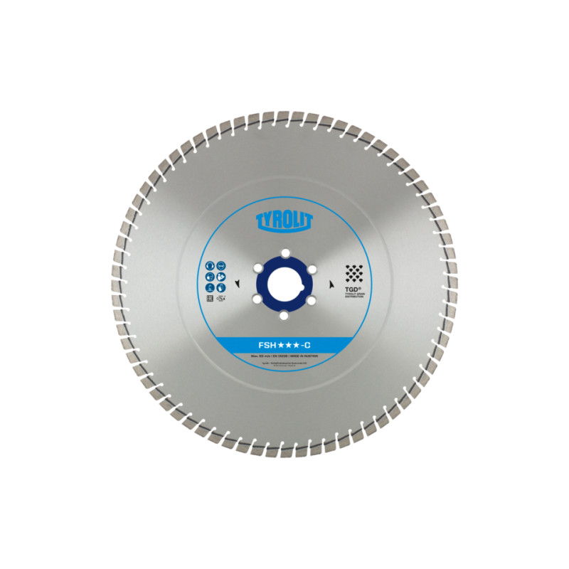 TYROLIT PREMIUM FSH-C 800 X 5 MM diamond disc | Great Price | Online Store - Norwit.pl