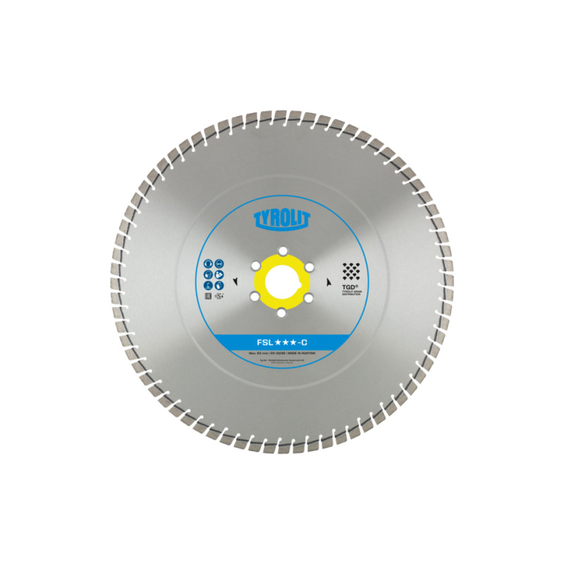 TYROLIT PREMIUM FSL-C 600 X 5 MM diamond disc | Great Price | Online Store - Norwit.pl