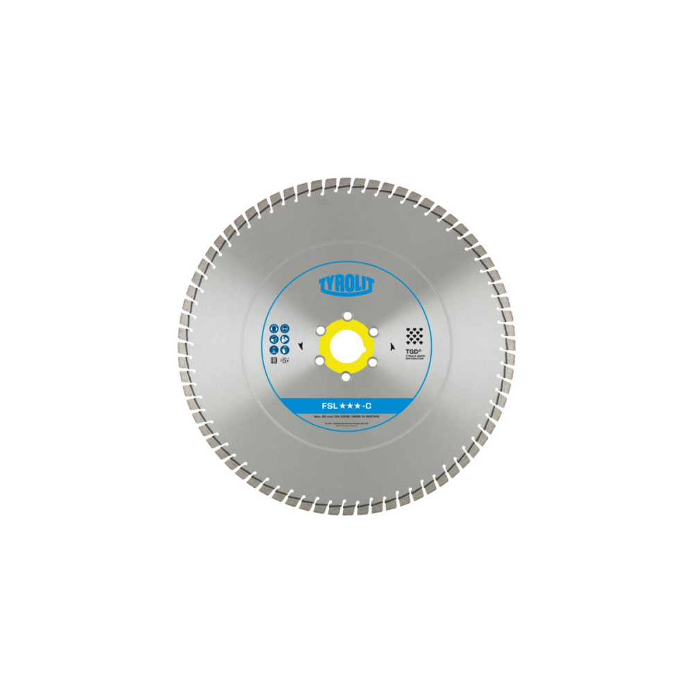 TYROLIT PREMIUM FSL-C 600 X 5 MM diamond disc | Great Price | Online Store - Norwit.pl