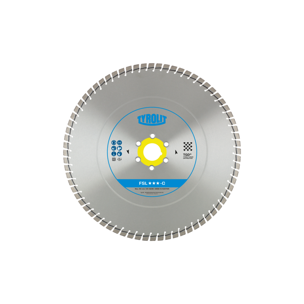 TYROLIT PREMIUM FSL-C 700 X 3.9 MM diamond disc | Great Price | Online Store - Norwit.pl