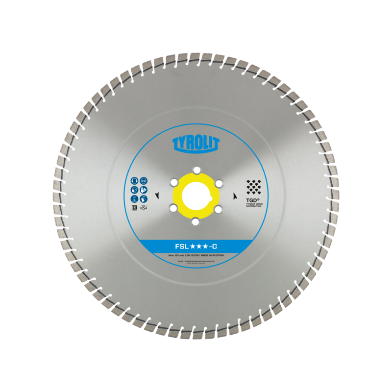 TYROLIT PREMIUM FSL-C 800 X 3.9 MM diamond disc | Great Price | Online Store - Norwit.pl