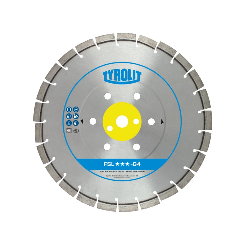 TYROLIT PREMIUM FSL-G3 350 X 2.8 MM diamond disc | Great Price | Online Store - Norwit.pl