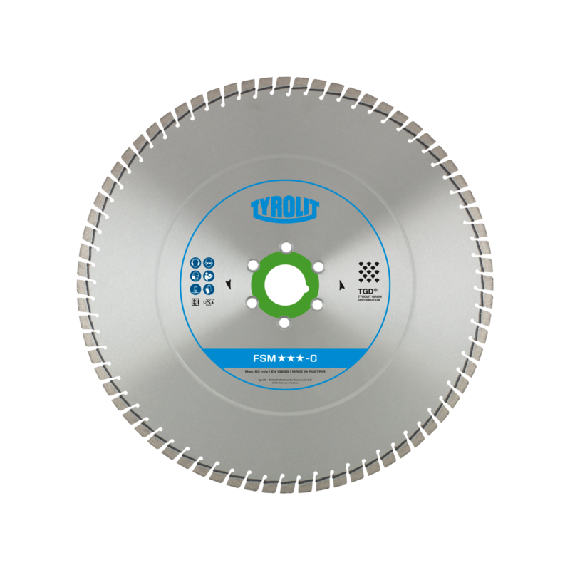 TYROLIT PREMIUM FSM-C 600 X 5 MM, 35/25.4 MM diamond disc | Great Price | Online Store - Norwit.pl