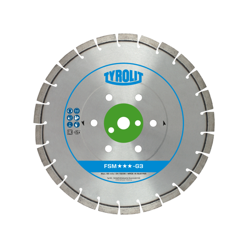 TYROLIT PREMIUM FSM-G5 400 X 3.2 MM, 35/25.4 MM diamond disc | Great Price | Online Store - Norwit.pl