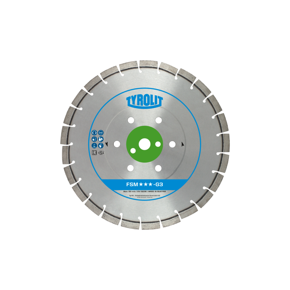 Tarcza diamentowa TYROLIT PREMIUM FSM-G5 600 X 3,6 MM, 35/25,4 MM | Dobra Cena | Sklep Online - Norwit.pl