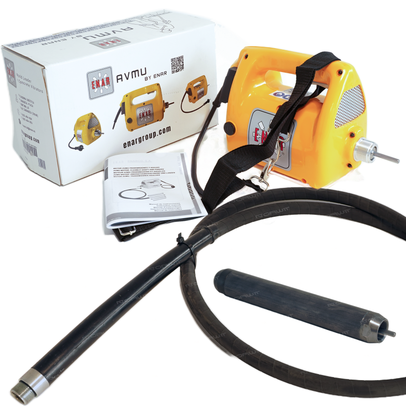 Concrete vibrator 230V Enar AVMU with roller and roll - set | Great Price | Online Store - Norwit.pl Concrete vibrator 230V Enar AVMU with roller and roll - set | Great Price | Online Store - Norwit.pl