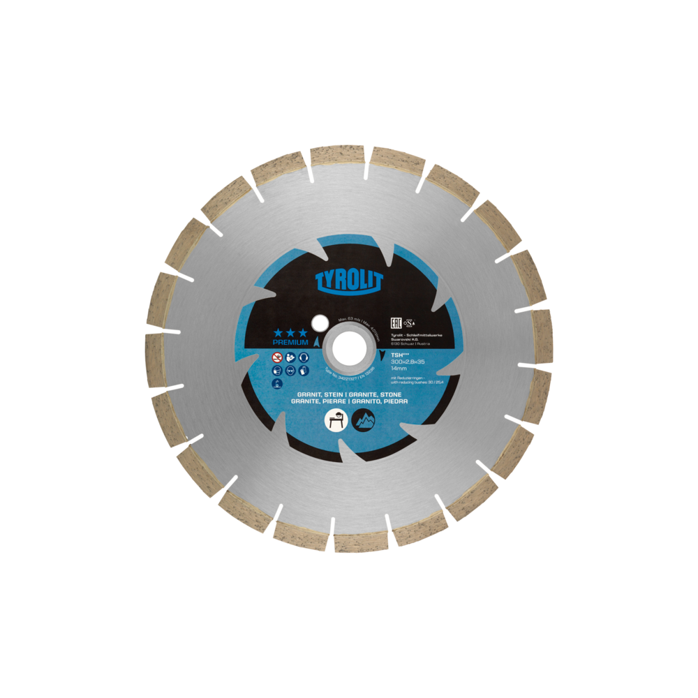 TYROLIT PREMIUM TSH-SILENT 300 X 2.8 MM diamond disc | Great Price | Online Store - Norwit.pl