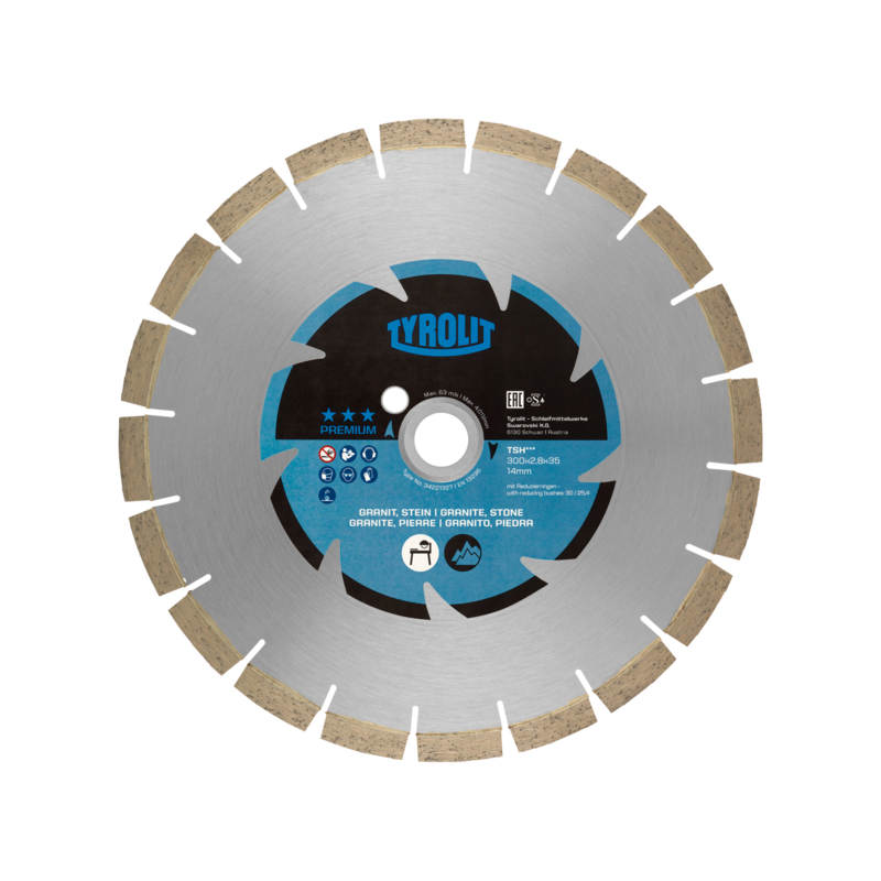 TYROLIT PREMIUM TSH-SILENT 350 X 2.8 MM diamond disc | Great Price | Online Store - Norwit.pl