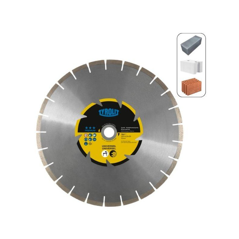 TYROLIT PREMIUM TSU 700 X 3.9 MM, 60/55 MM diamond disc | Great Price | Online Store - Norwit.pl