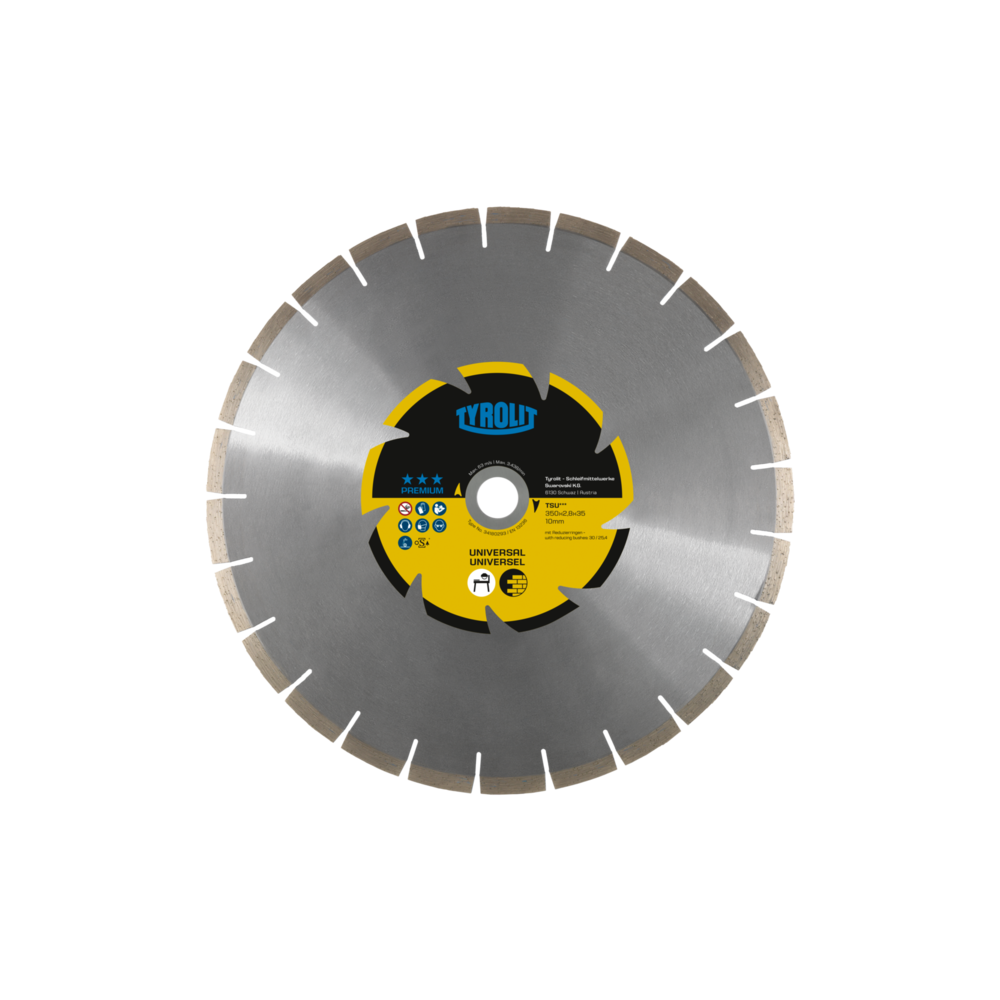 TYROLIT PREMIUM TSU-SILENT 625 X 3.6 MM diamond disc | Great Price | Online Store - Norwit.pl