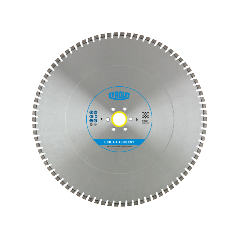 TYROLIT PREMIUM WSL SILENT 825 X 4.9 MM diamond disc | Great Price | Online Store - Norwit.pl