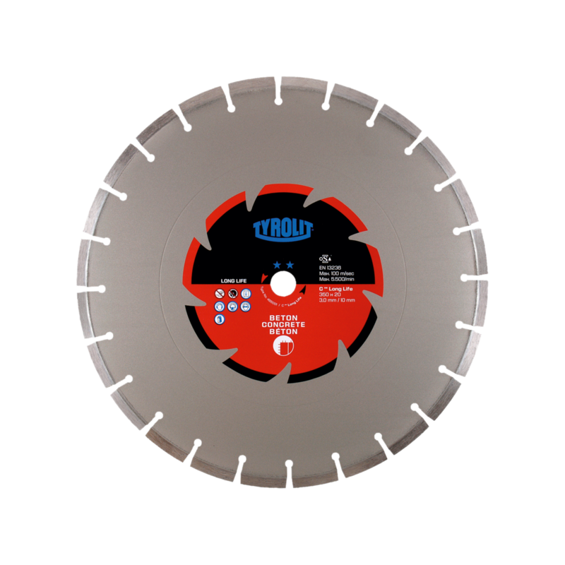 TYROLIT STANDARD DCC-LL 350 X 3 MM X 22.23 MM diamond disc | Great Price | Online Store - Norwit.pl