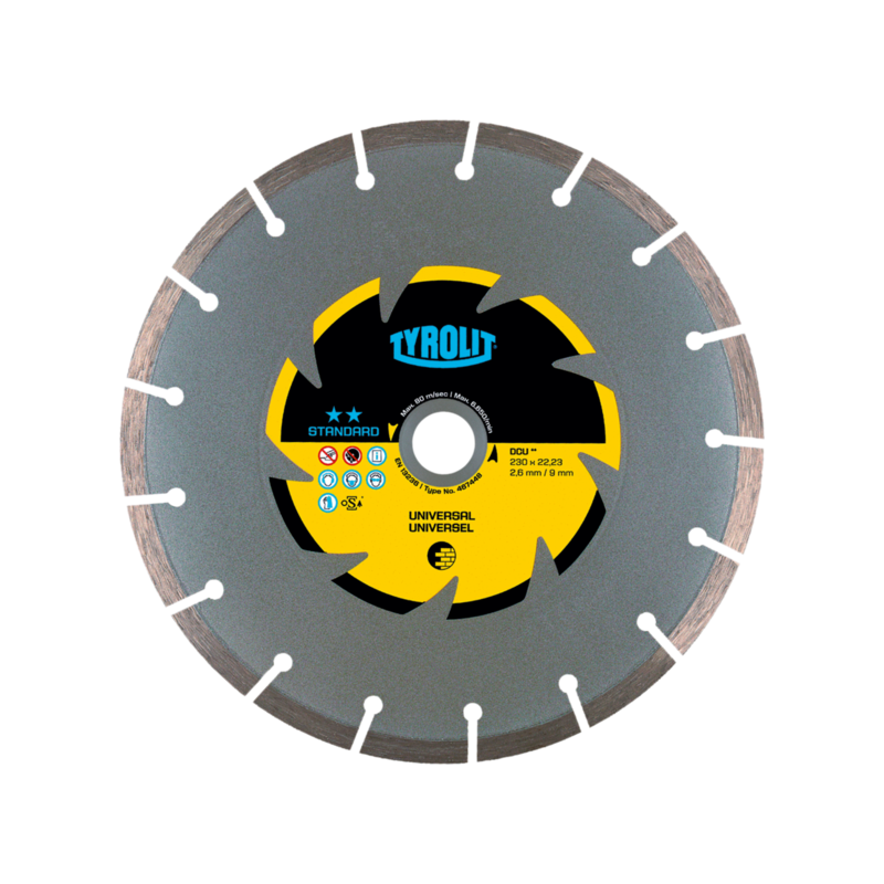 TYROLIT STANDARD DCU 350 X 3 MM, 25.4 MM diamond blade | Great Price | Online Store - Norwit.pl