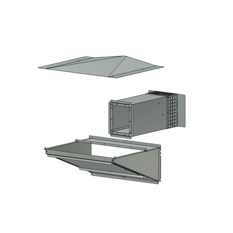 Outdoor mounting kit - galvanized CF 75 SPARK | Great Price | Online Store - Norwit.pl