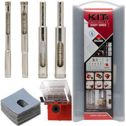 Set EASY GRES drill bits Ø 6,8,10,12 mm (RUBI)