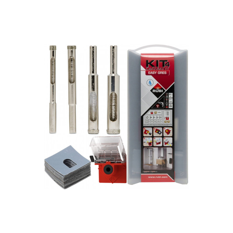 Set EASY GRES drill bits Ø 6,8,10,12 mm (RUBI) | Great Price | Online Store - Norwit.pl Set EASY GRES drill bits Ø 6,8,10,12 mm (RUBI) | Great Price | Online Store - Norwit.pl