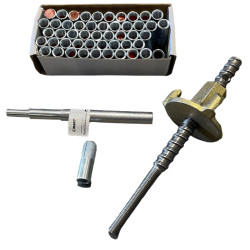Anchor kit for concrete drill rigs