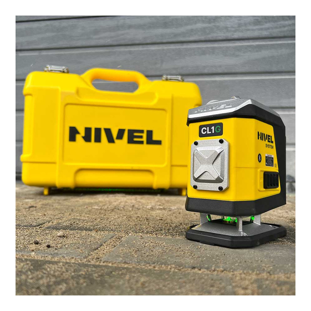 KIT Nivel System CL1G green cross line laser + SJJ-M1 EX tripod | Great Price | Online Store - Norwit.pl