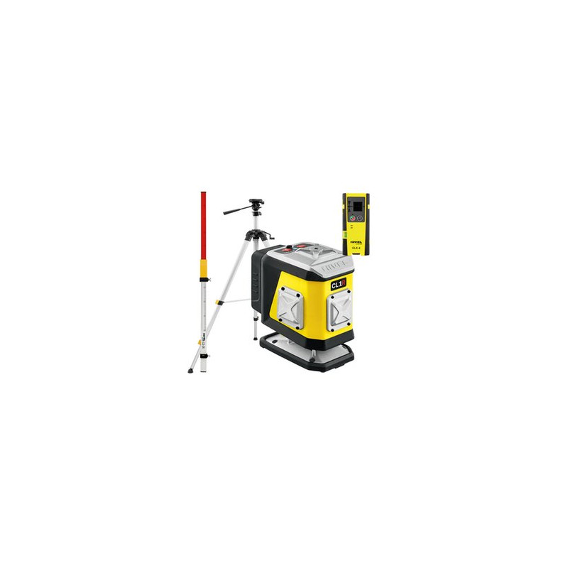 KIT Nivel System CL1R red cross line laser + SJJM1EX tripod + CLS-4 receiver + LS24 pole. | Great Price | Online Store - Norwit.pl