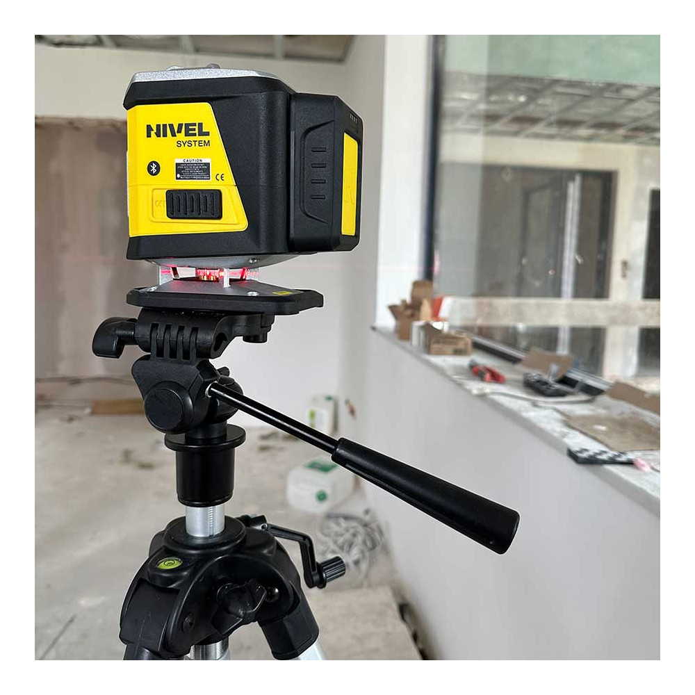 ZESTAW Laser krzyżowy Nivel System CL1R czerwony + statyw SJJM1EX  + odbiornik CLS-4 + tyczka LS24 | Dobra Cena | Sklep Online - Norwit.pl