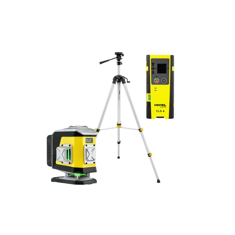 KIT Nivel System CL2G green cross line laser + SJJM1EX tripod + CLS4 sensor | Great Price | Online Store - Norwit.pl