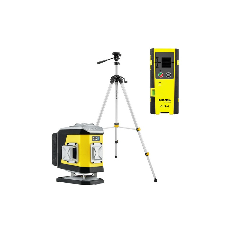 KIT Nivel System CL2R red cross line laser + SJJM1EX tripod + CLS4 sensor | Great Price | Online Store - Norwit.pl