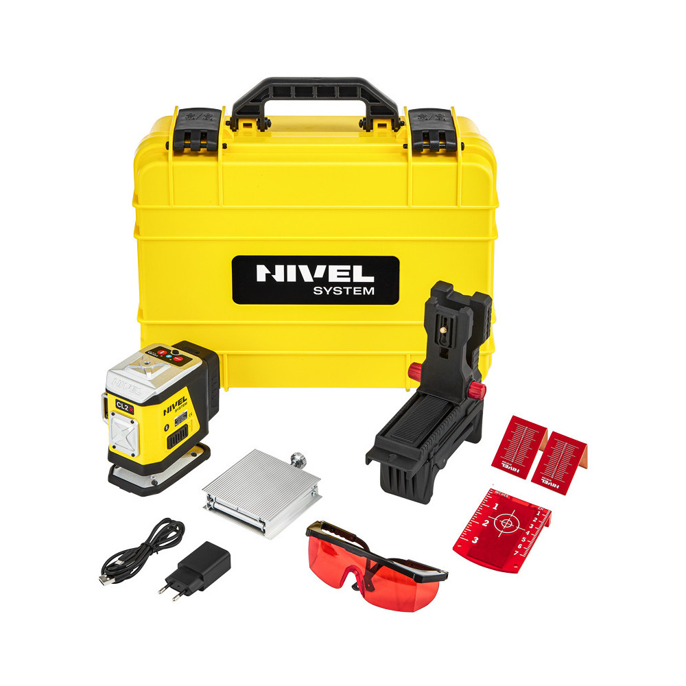 KIT Nivel System CL2R red cross line laser + SJJM1EX tripod | Great Price | Online Store - Norwit.pl