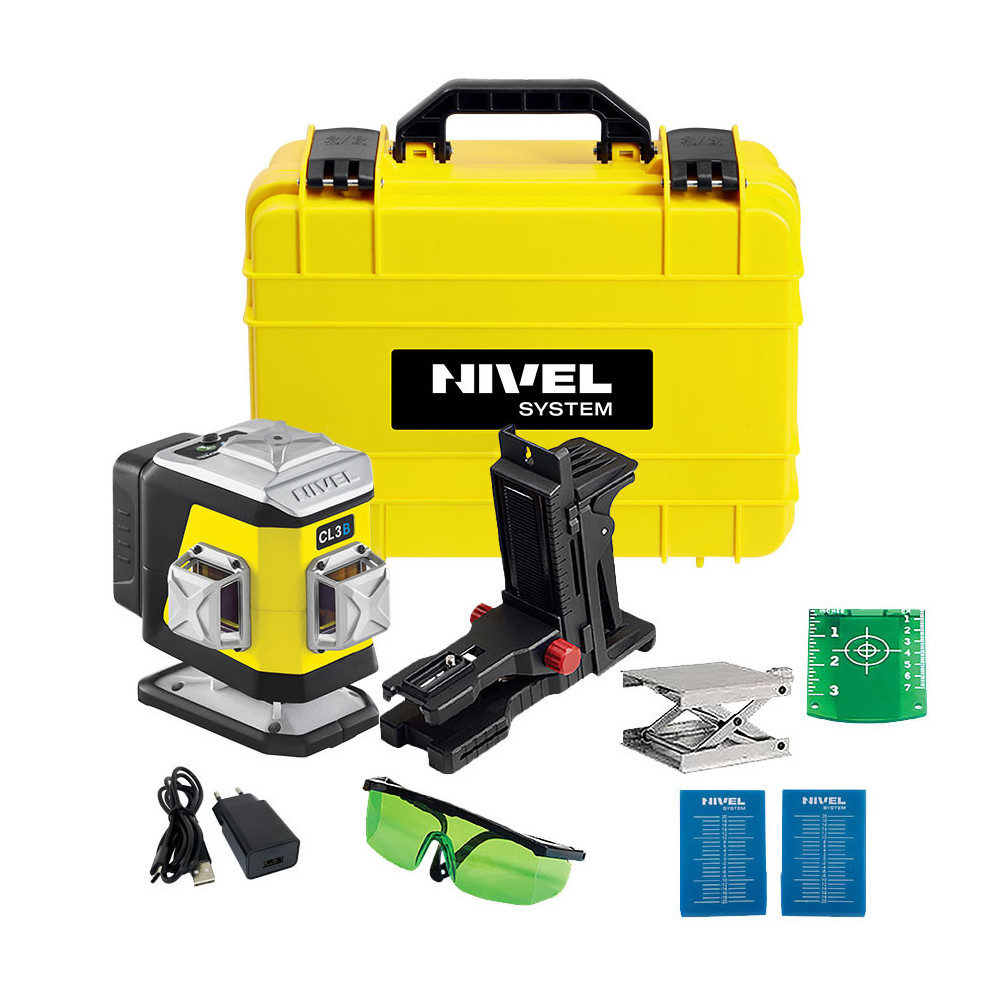 KIT Nivel System CL3B blue cross line laser + SJJM1EX tripod + RD800 sensor | Great Price | Online Store - Norwit.pl