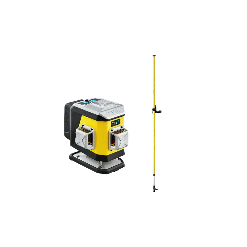 KIT Nivel System CL3B blue cross line laser + LP36 pole | Great Price | Online Store - Norwit.pl