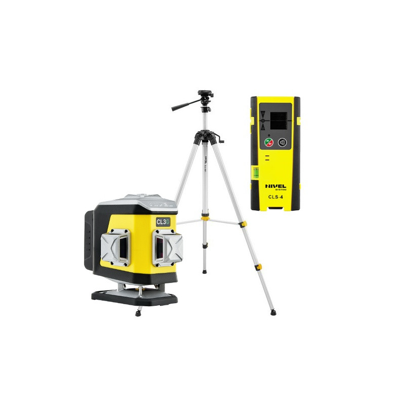 ZESTAW Laser krzyżowy Nivel System CL3G zielony + statyw SJJM1EX + czujnik CLS4 | Dobra Cena | Sklep Online - Norwit.pl