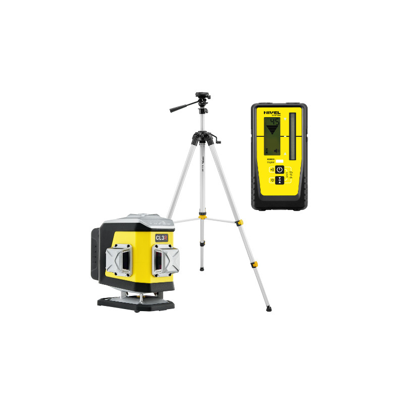KIT Nivel System CL3R red cross line laser + SJJM1EX tripod + RD800 sensor | Great Price | Online Store - Norwit.pl