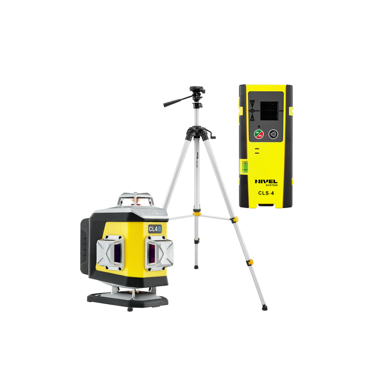 KIT Nivel System CL4B blue cross line laser + SJJM1EX tripod + CLS4 sensor | Great Price | Online Store - Norwit.pl
