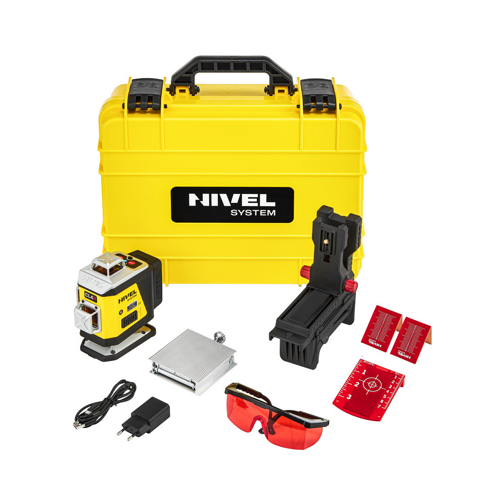 ZESTAW Laser krzyżowy Nivel System CL4R czerwony + tyczka LP-36 | Dobra Cena | Sklep Online - Norwit.pl