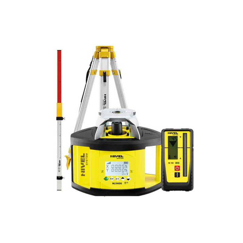 ZESTAW Niwelator laserowy Nivel System NL540G DIGITAL zielony z czujnikiem cyfrowym + łata LS-24 + statyw SJJ1 (kopiuj) | Great Price | Online Store - Norwit.pl