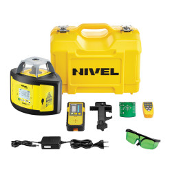 ZESTAW Niwelator laserowy Nivel System NL540G DIGITAL zielony z czujnikiem cyfrowym + łata LS-24 + statyw SJJ1 (kopiuj) | Great Price | Online Store - Norwit.pl