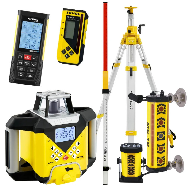 Niwelator laserowy Nivel System NL740R DIGITAL - ZESTAW statyw SJJ32 łata LS24 system MC1D Magnets (kopiuj) | Great Price | Online Store - Norwit.pl